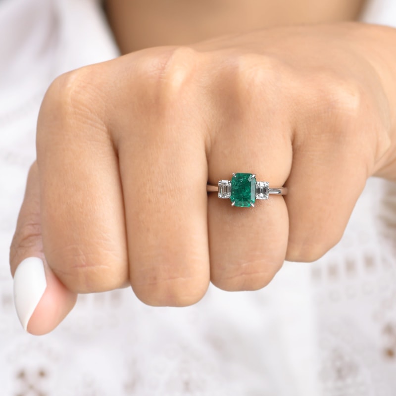 Bague 3 pierres