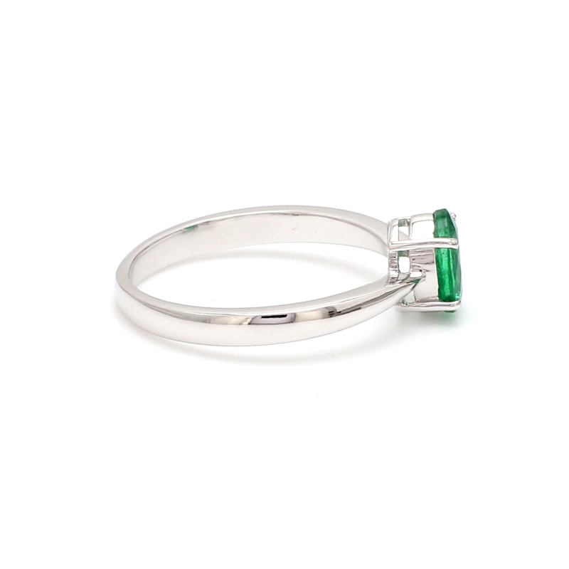 Bague de Fiançailles Femme émeraude