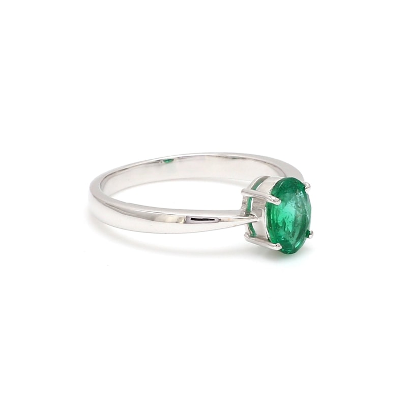 Bague de Fiançailles Femme émeraude