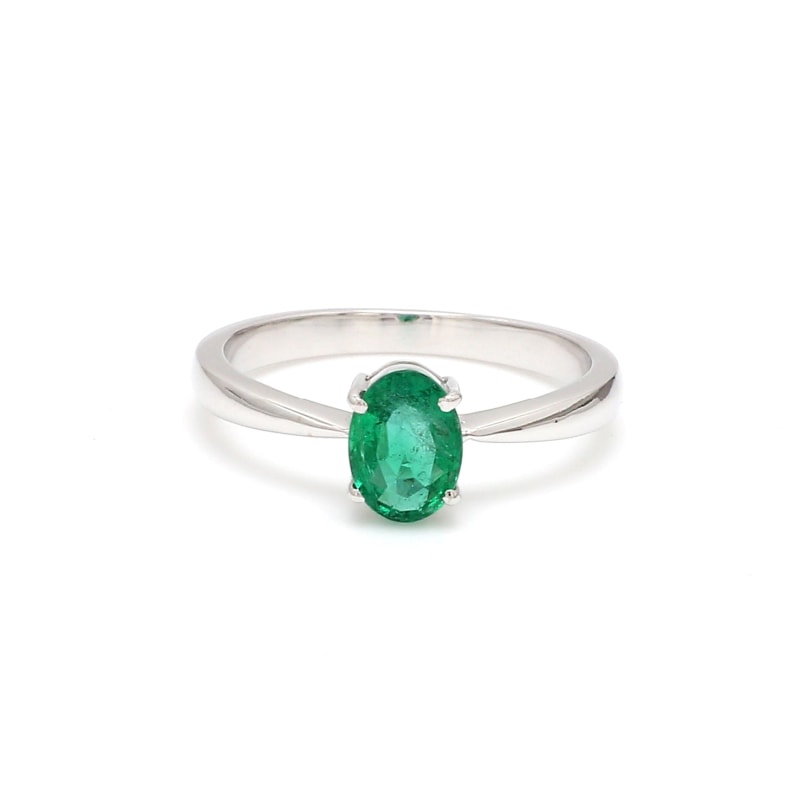 Bague de Fiançailles Femme émeraude