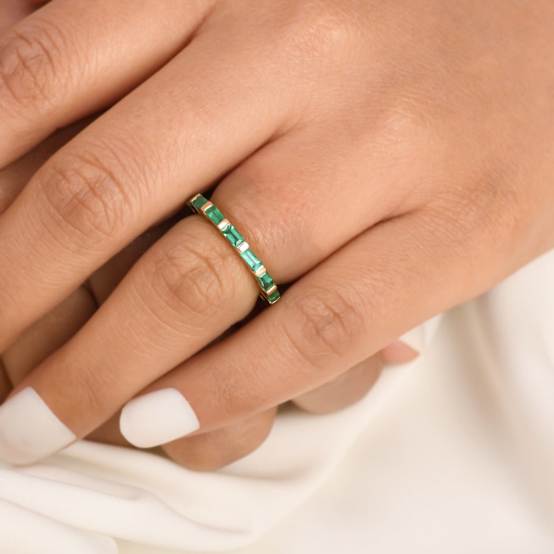 Bague Mariage émeraude
