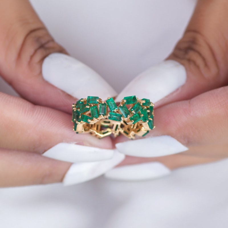 Bague Or et Émeraude