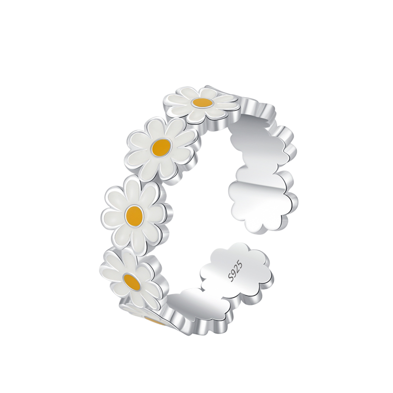 Bague Paquerette Argent Femme | Bague Marguerite