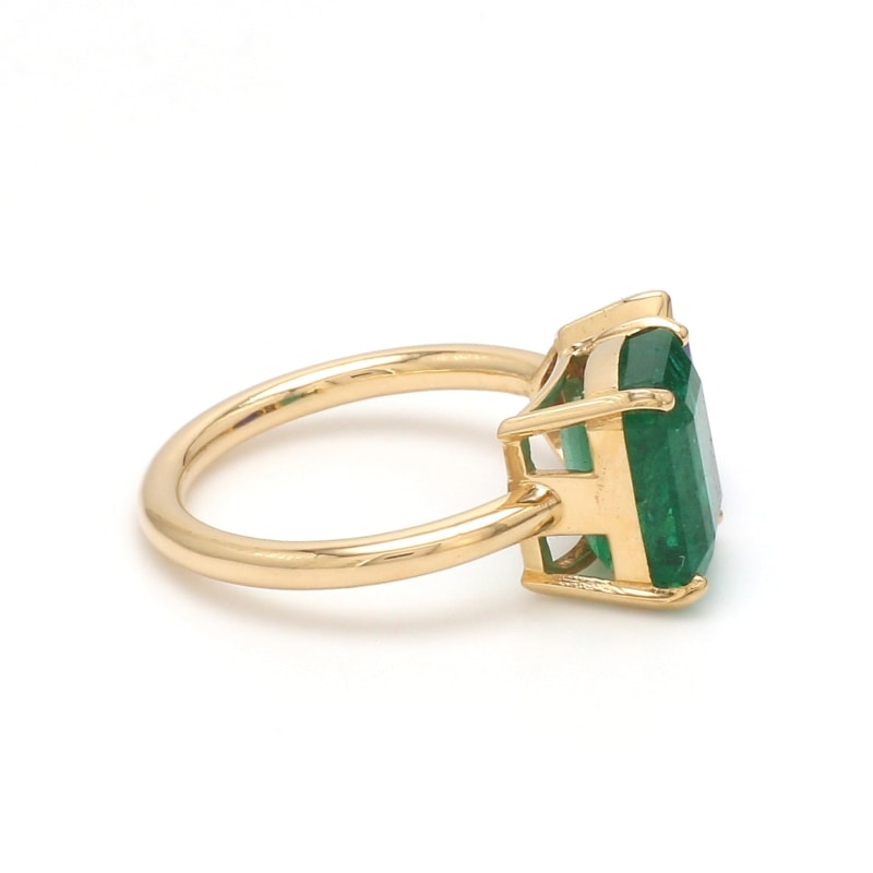 Bague Toi et Moi: Émeraude & Saphir