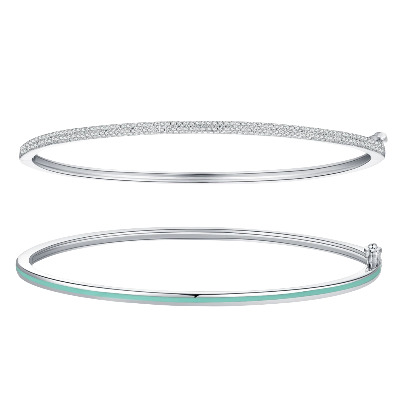 Bangle Jonc Argent pour Femme | Bracelet jonc