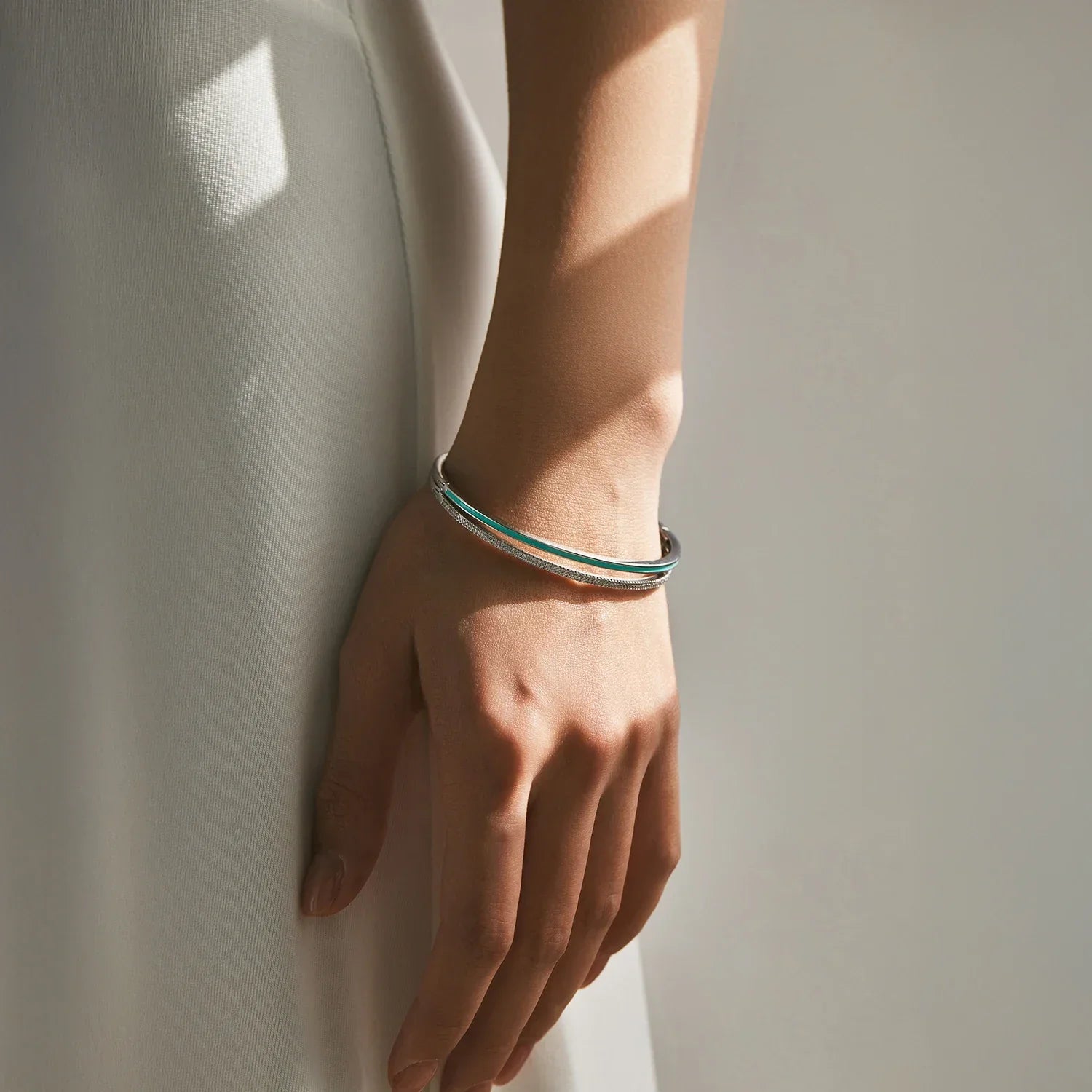 Bangle Jonc Argent pour Femme | Bracelet jonc