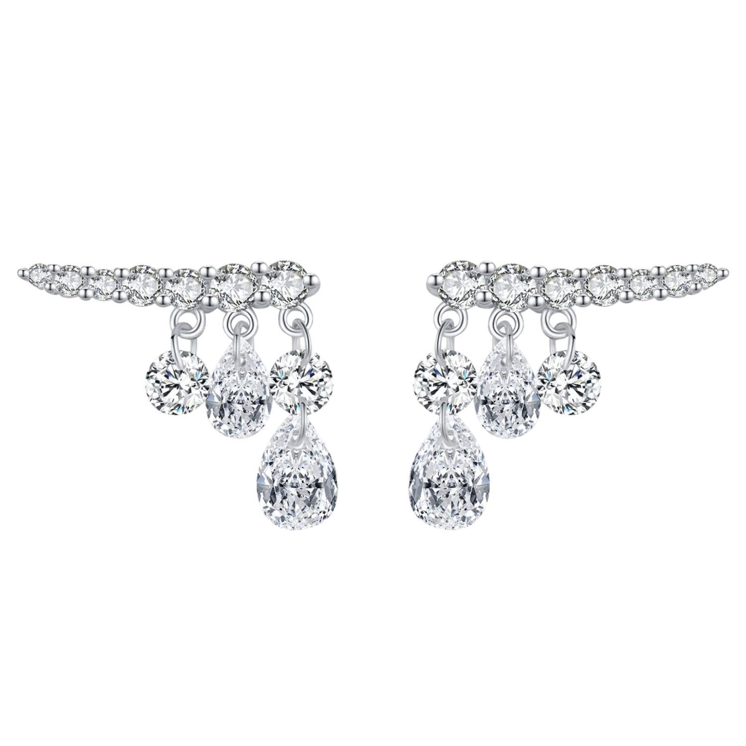 Boucles d’oreilles Pendantes Argent Femme