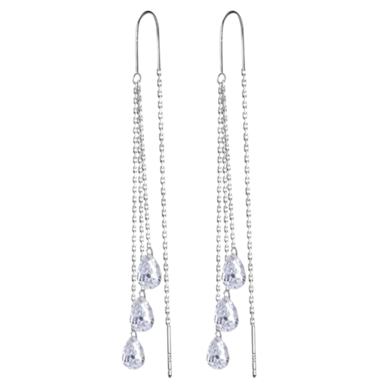 Boucles d’oreilles Pendantes Chaîne