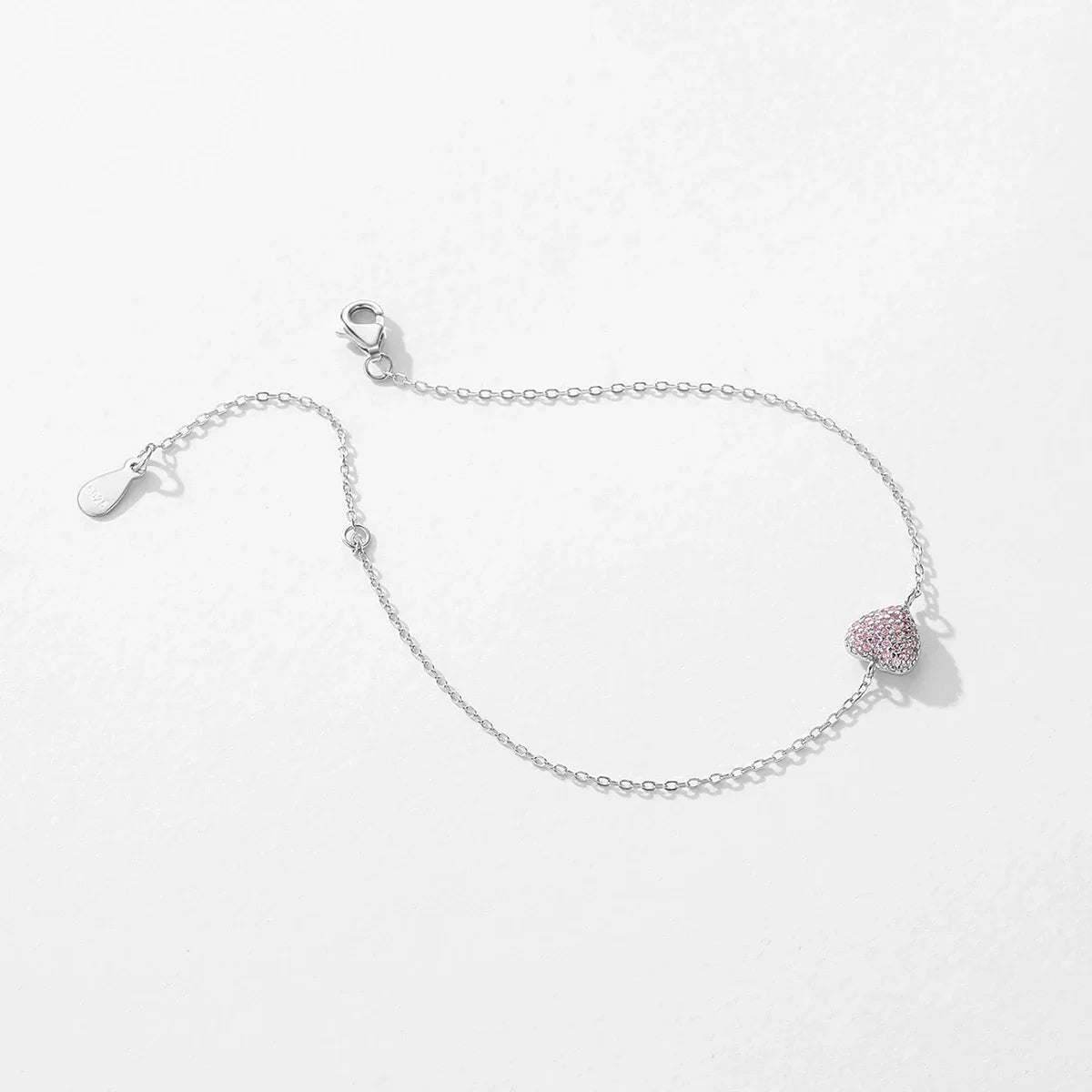 Bracelet Argent Femme Coeur | Bracelet Argent