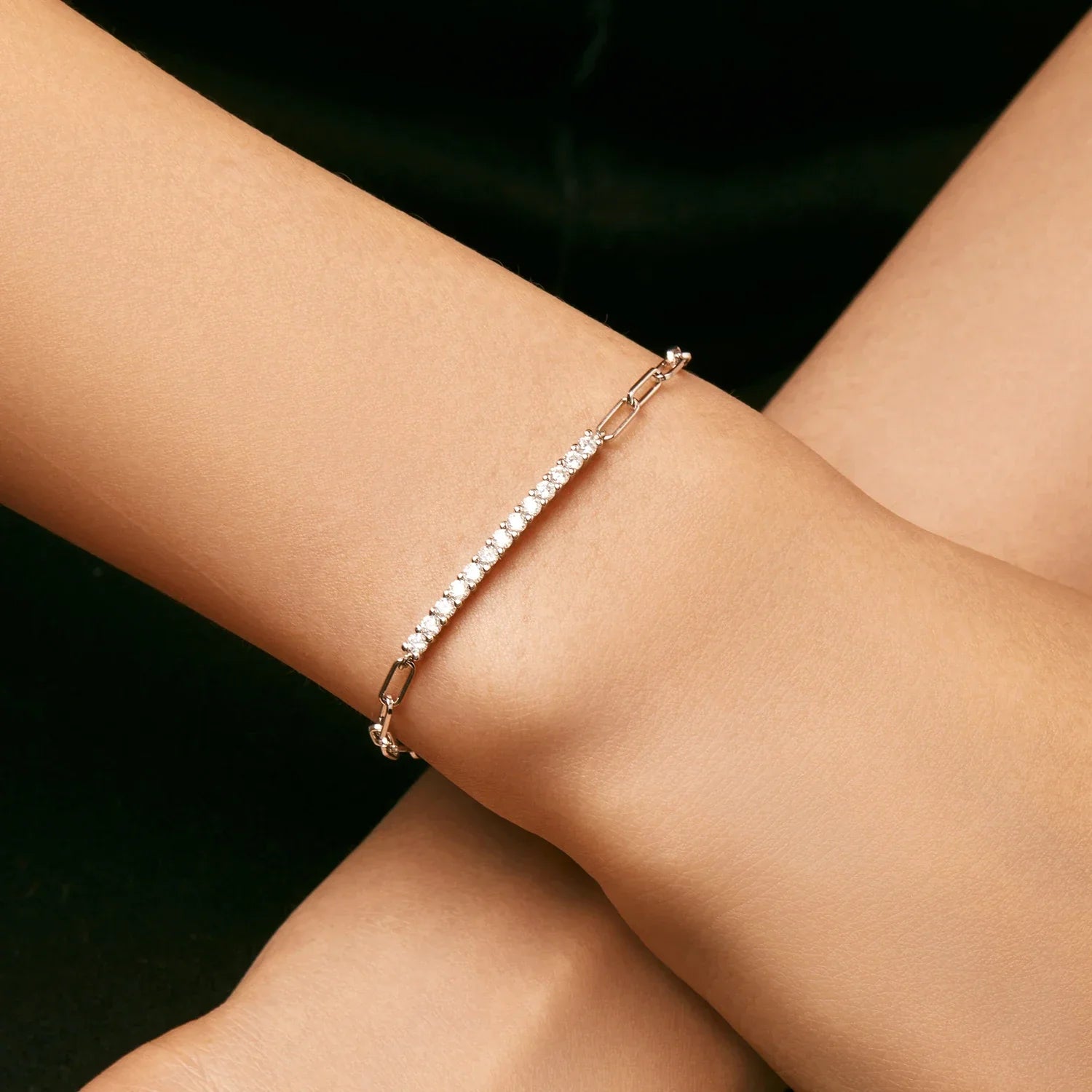 Bracelet Argent Femme Moissanite | Bijoux Femme