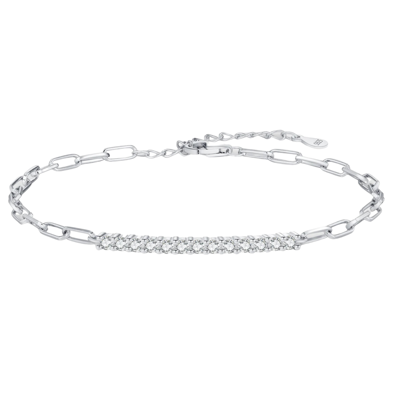 Bracelet Argent Femme Moissanite | Bijoux Femme