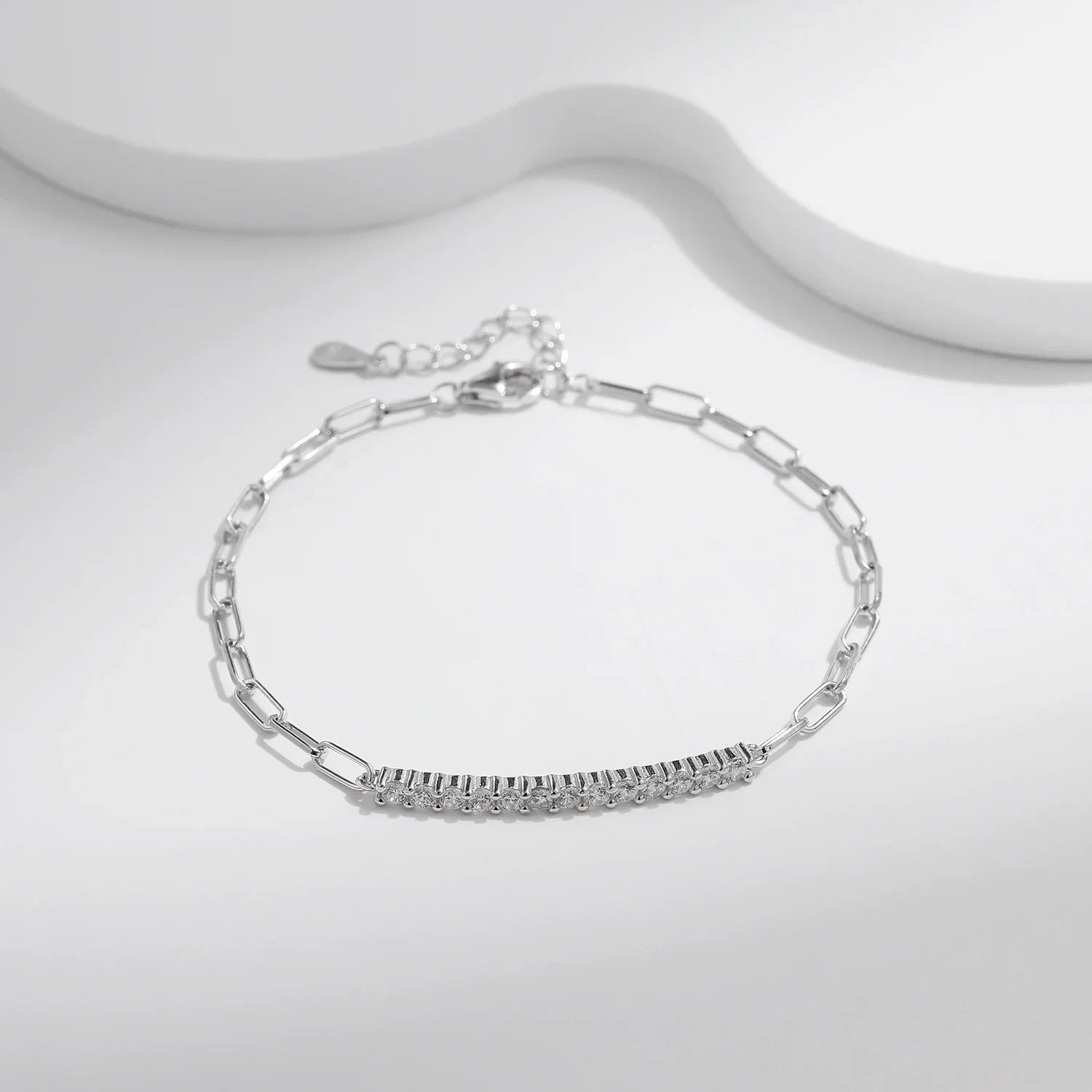 Bracelet Argent Femme Moissanite | Bijoux Femme