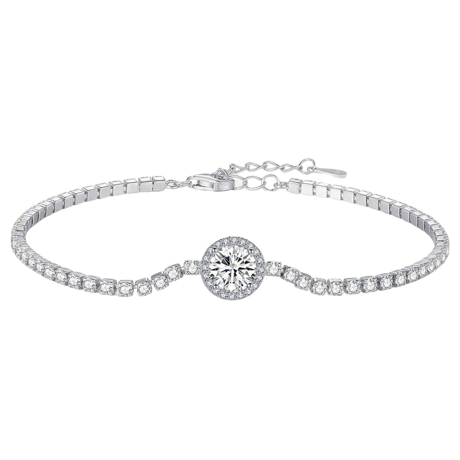 Bracelet Argent Femme Tennis