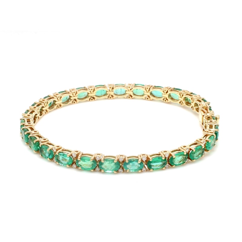 Bracelet émeraude