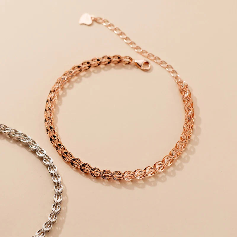 Bracelet Gourmette Argent | Bijoux Femme