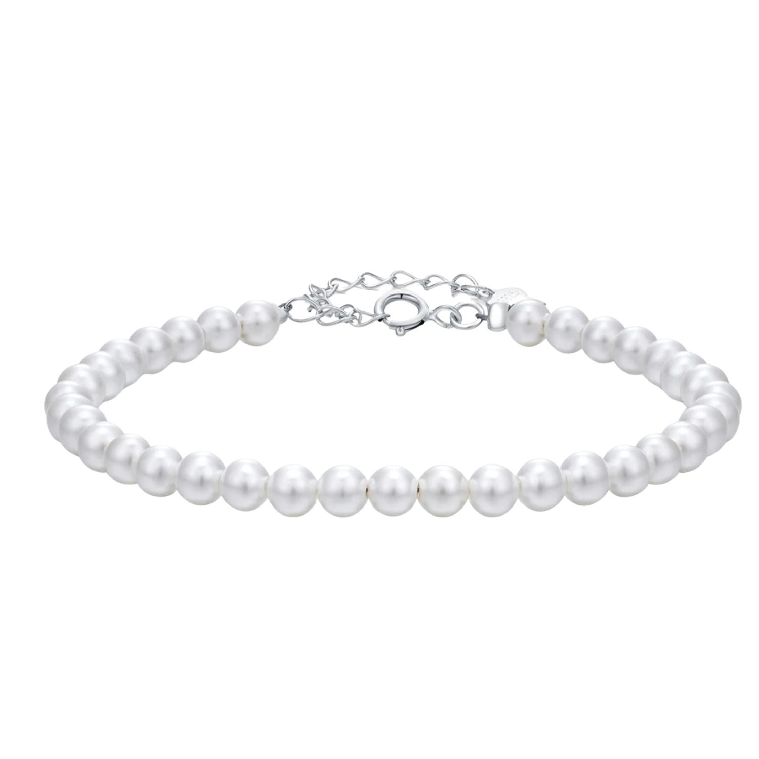 Bracelet Perles Argent | Bracelet Femme