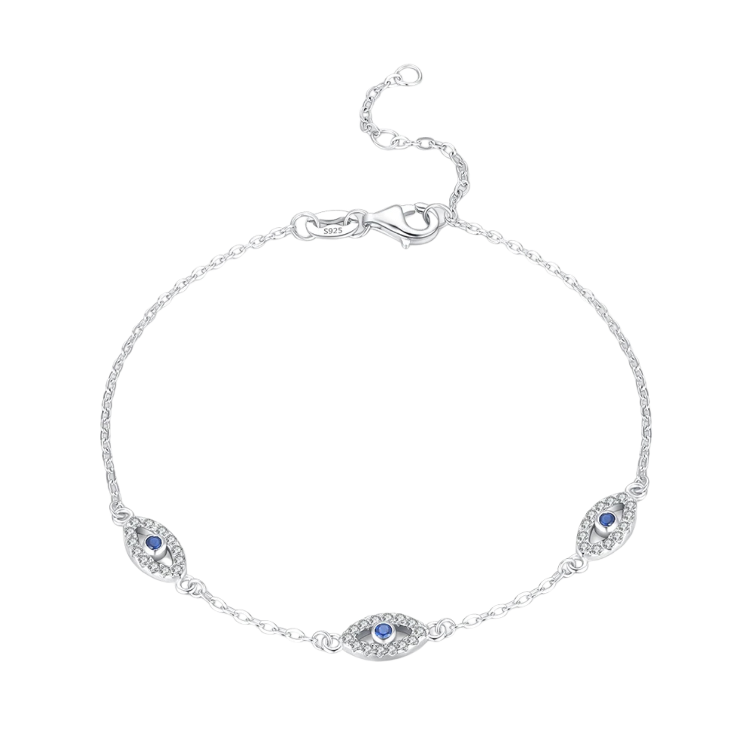 Bracelet Protection Femme Oeil | Bracelet Argent Femme