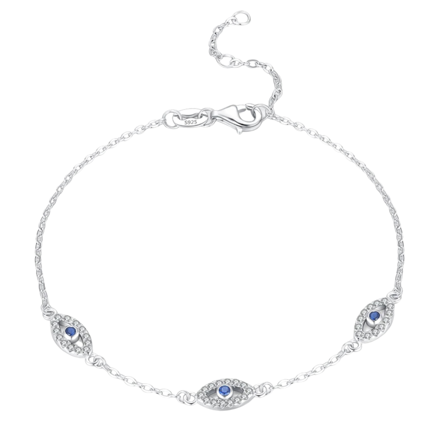 Bracelet Protection Femme Oeil | Bracelet Argent Femme