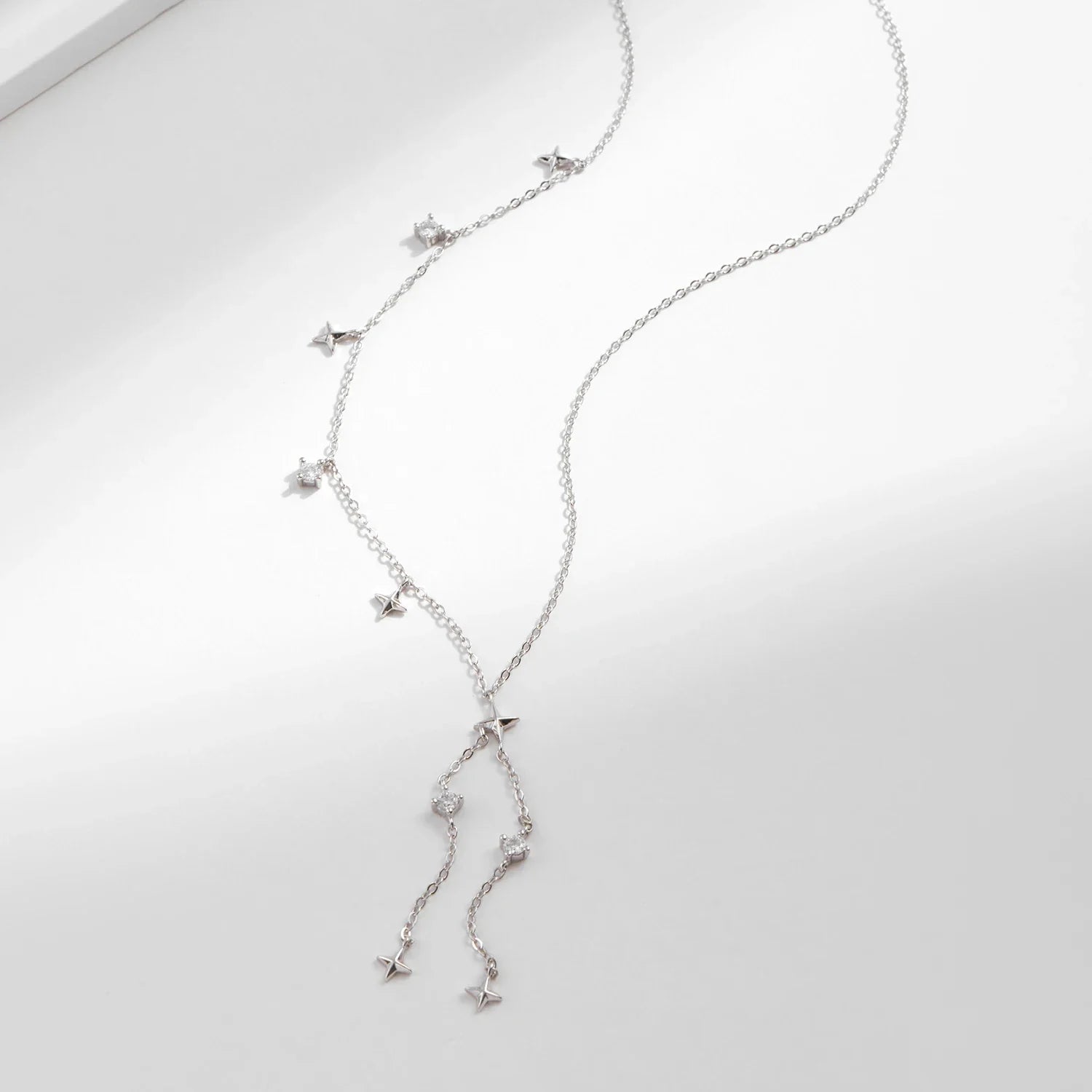 Collier Femme Argent Cravate Etoile