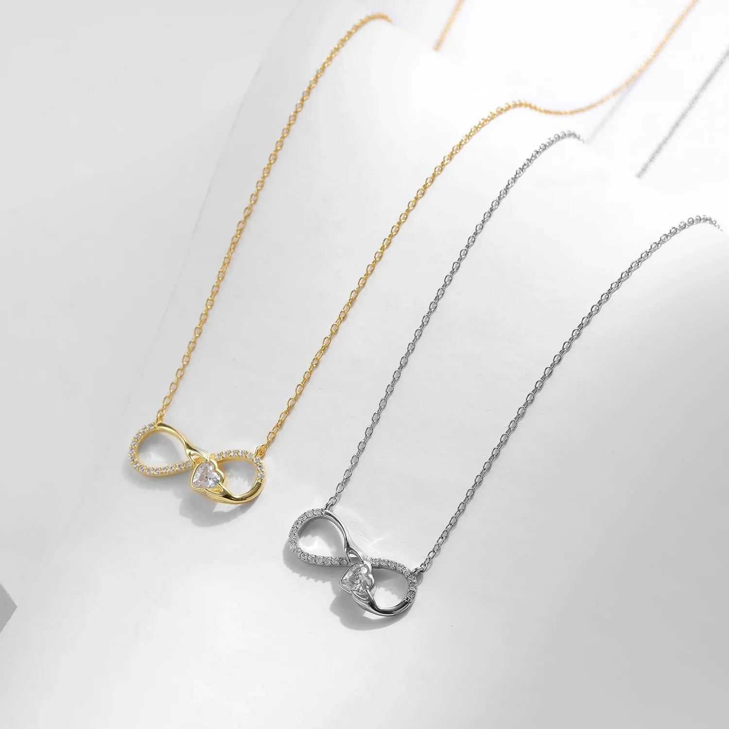 Collier Infini | Collier Argent pour Femme | Modèle Aline