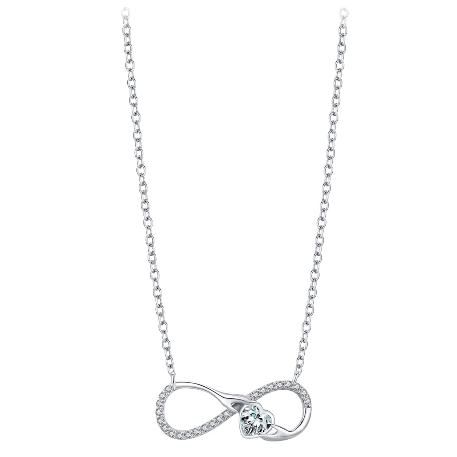 Collier Infini | Collier Argent pour Femme | Modèle Aline