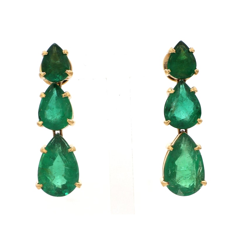 Émeraude Boucle d’oreille pendante