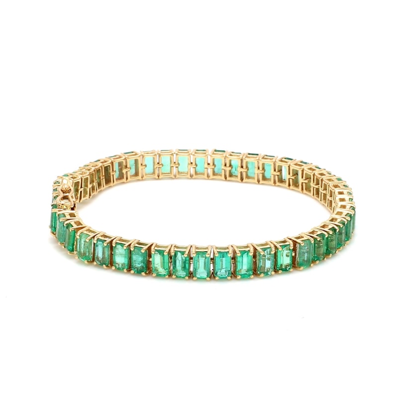 Emeraude bracelet - Or Jaune 18k