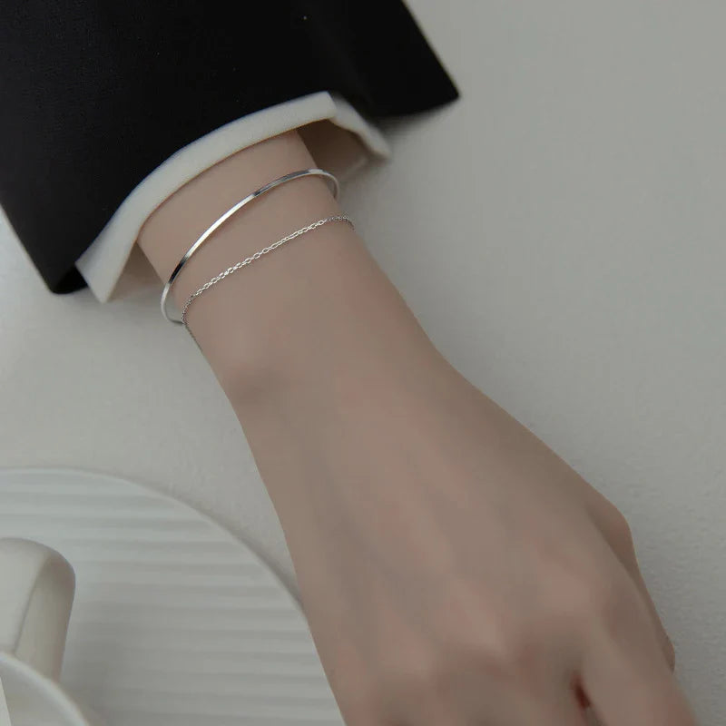Bracelet Argent Femme Chaîne Multi-Rangs | Bijoux Argent