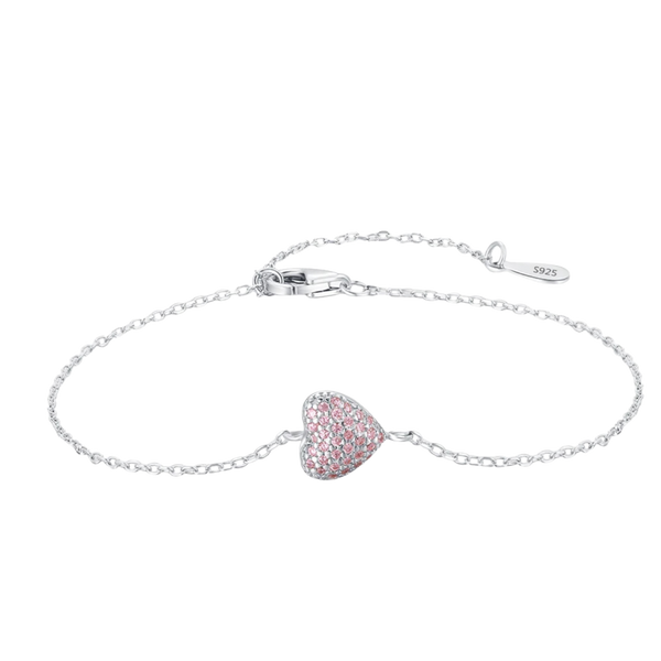 Bracelet Argent Femme Coeur | Bracelet Argent