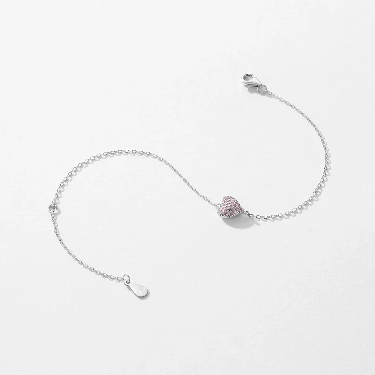Bracelet Argent Femme Coeur | Bracelet Argent
