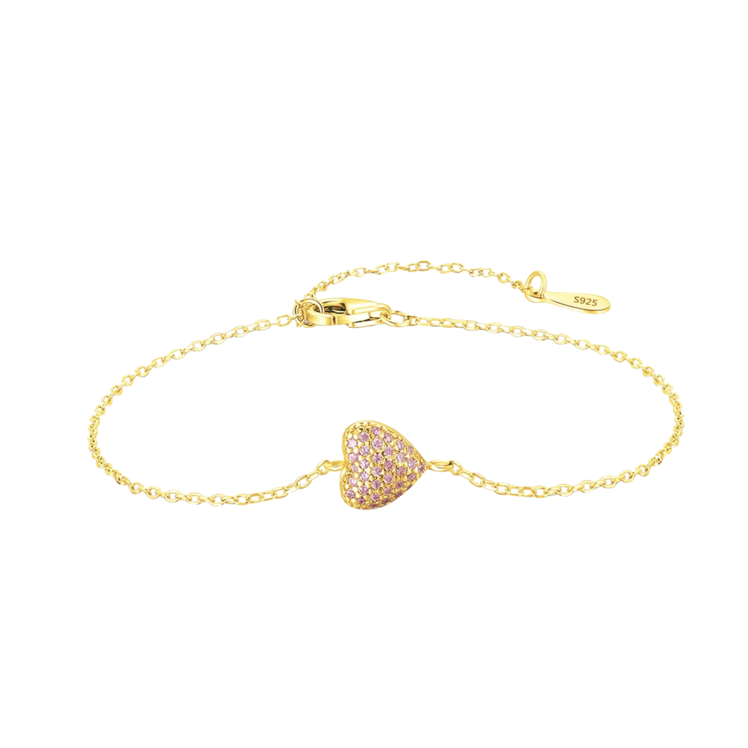 Bracelet Argent Femme Coeur | Bracelet Argent