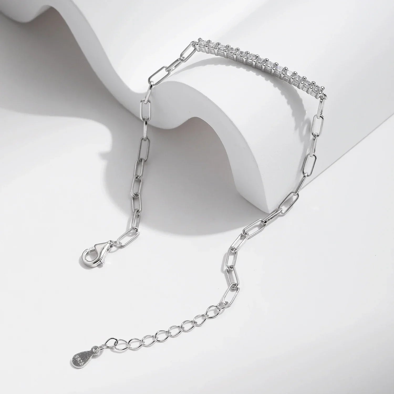 Bracelet Argent Femme Moissanite | Bijoux Femme