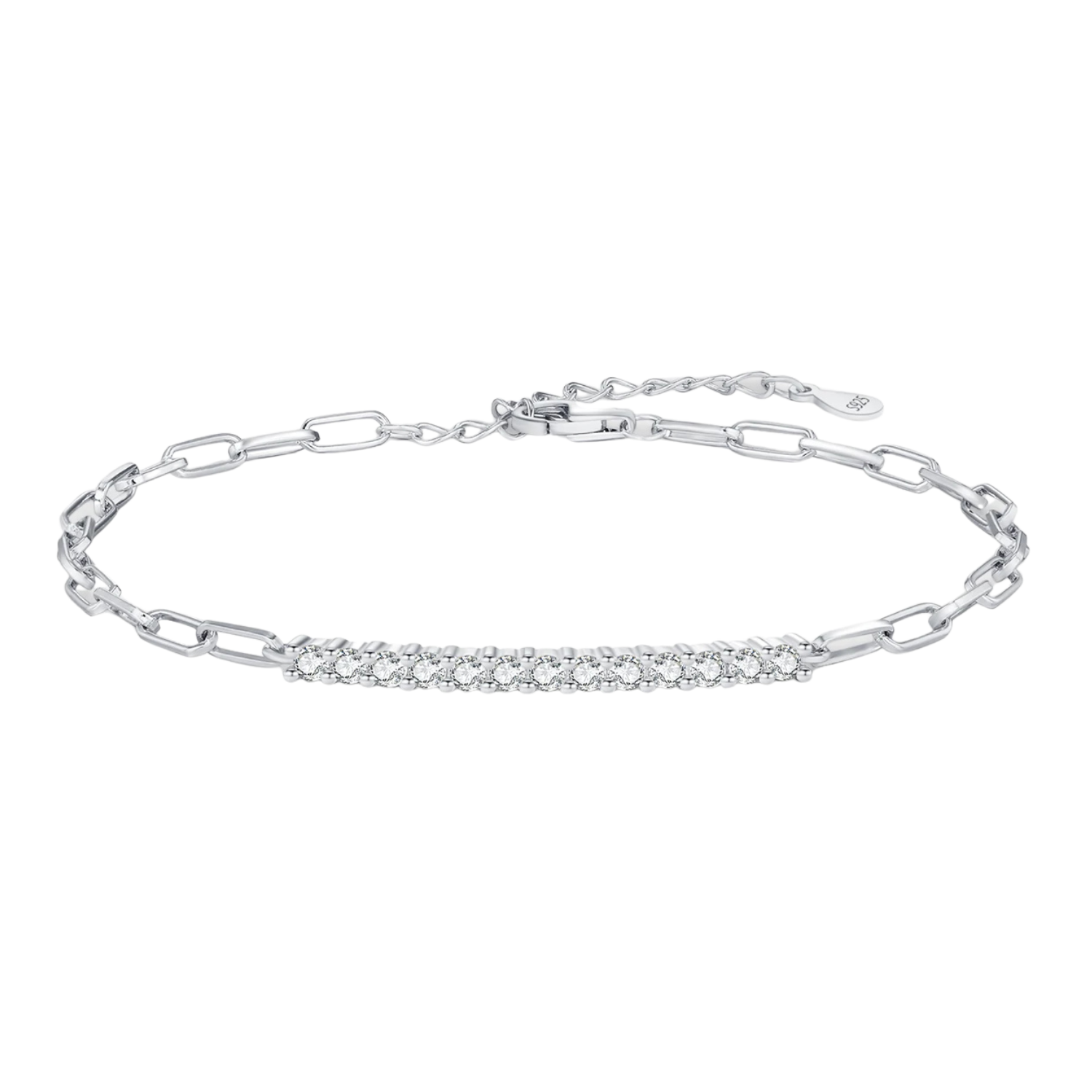 Bracelet Argent Femme Moissanite | Bijoux Femme