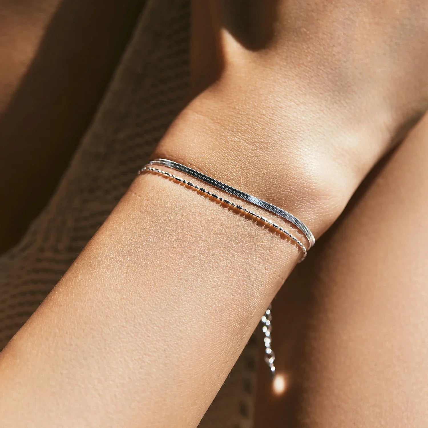 Bracelet Argent Femme Multi-Rangs | Bijoux Femme