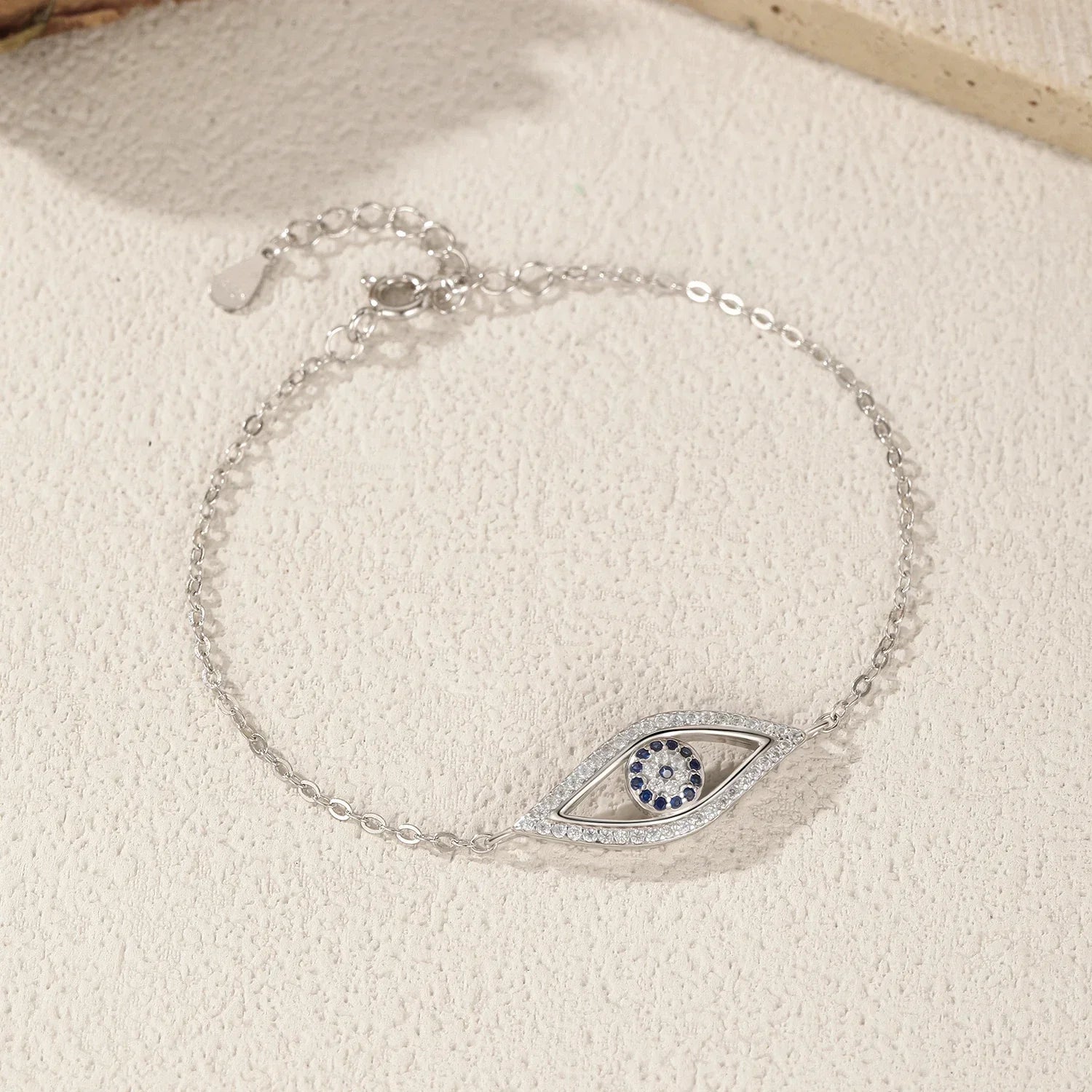 Bracelet Argent Femme | Bracelet Oeil | Bracelet Chaîne