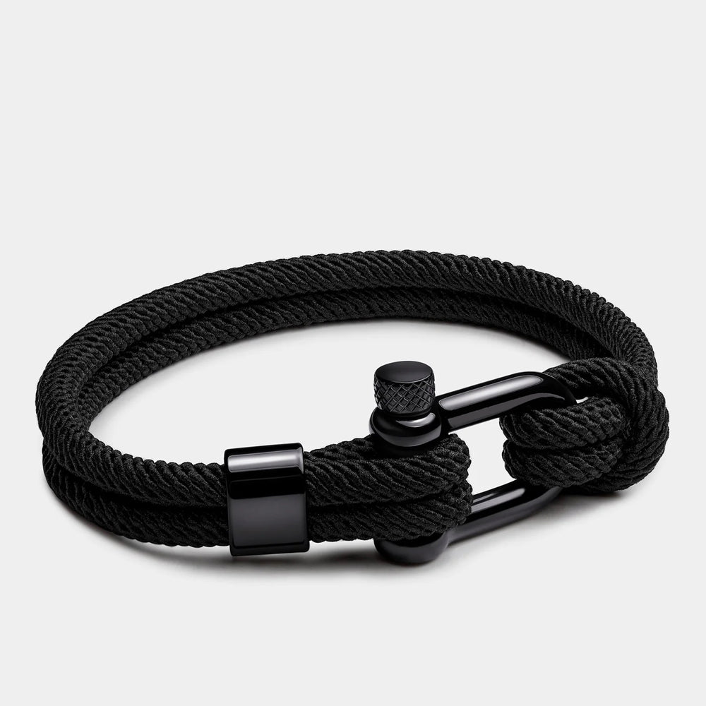 Bracelet Cordon Noir Homme | Bijoux Homme