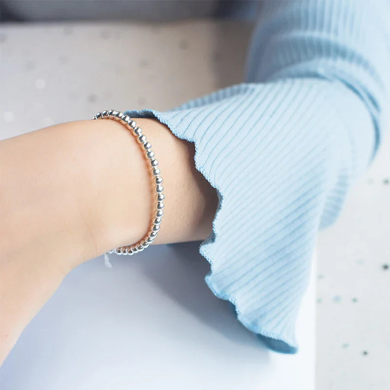 Bracelet Femme Argent Perles | Bijoux Femme Argent
