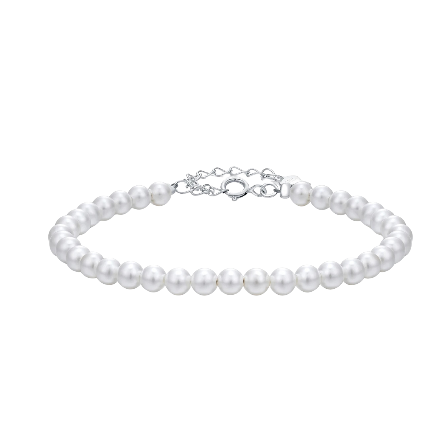 Bracelet Perles Argent | Bracelet Femme