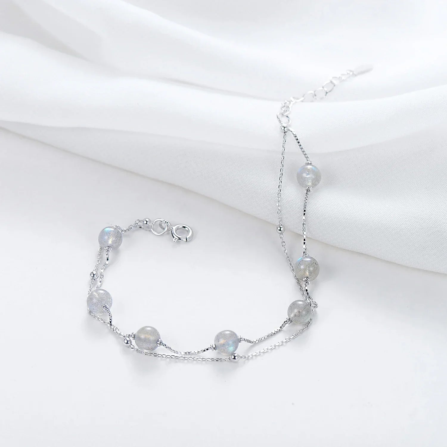 Bracelet Pierre de Lune Argent | Bracelet Argent