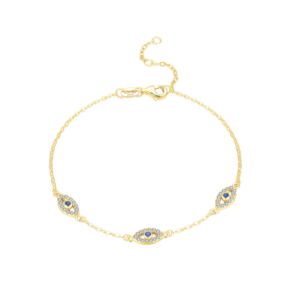 Bracelet Protection Femme Oeil | Bracelet Argent Femme