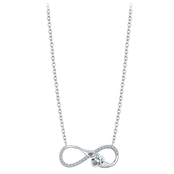 Collier Infini | Collier Argent pour Femme | Modèle Aline